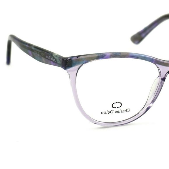 Charles Delon Cat Eye Style Blue Havana Frame - Picture 2 of 3